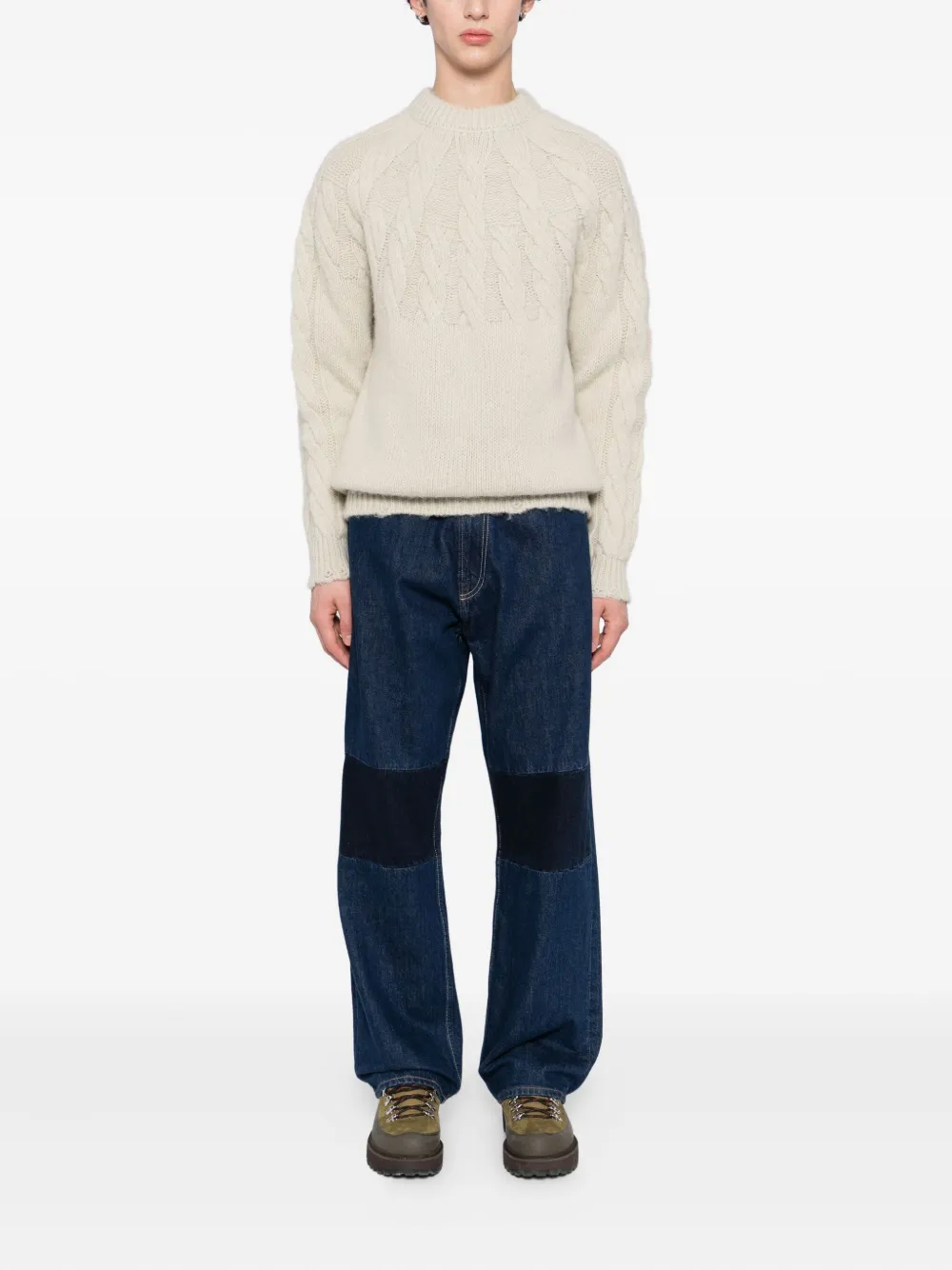 Junya Watanabe MAN Wollen trui - Beige