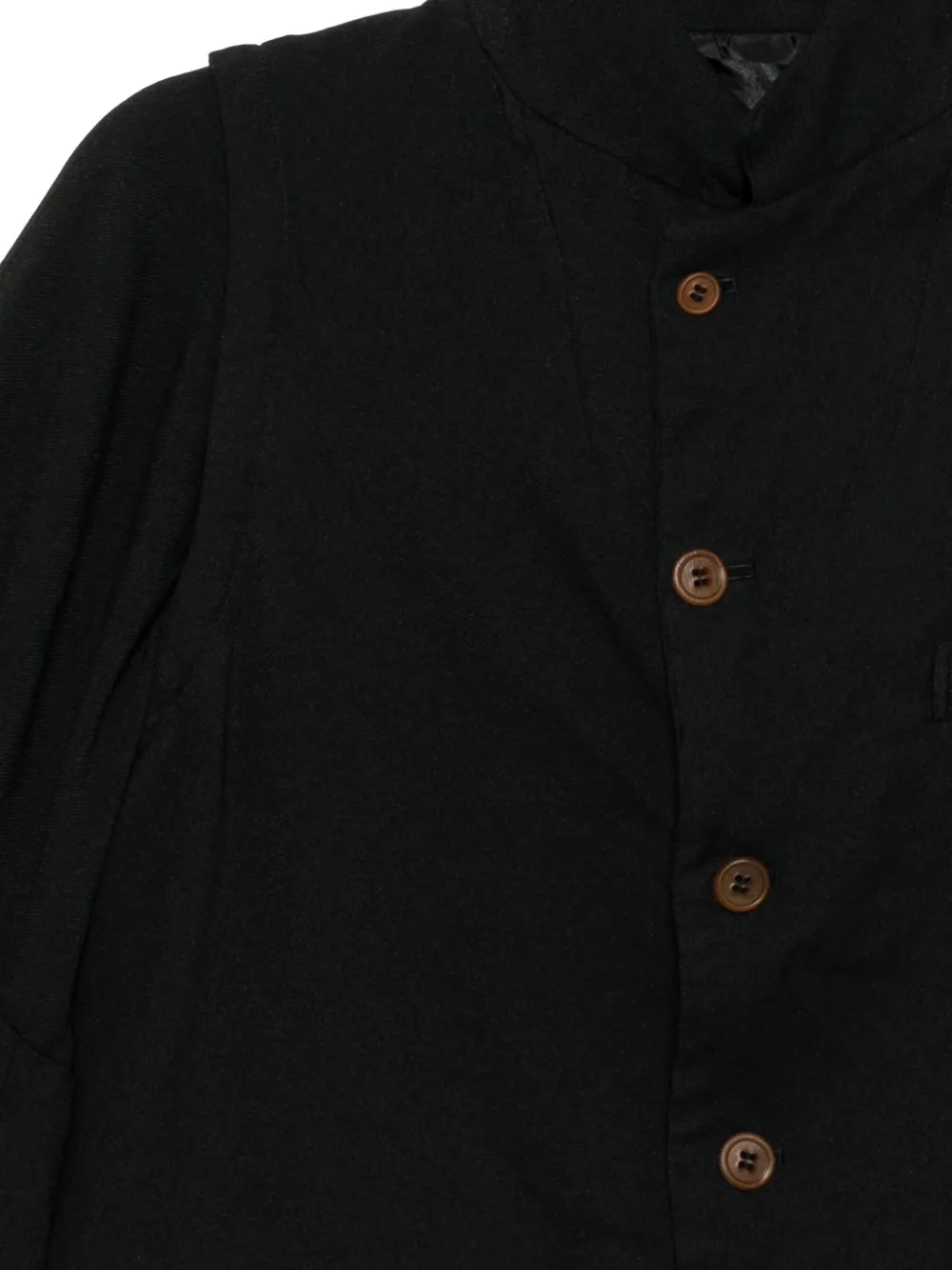 Comme Des Garçons Layered Jacket In Black