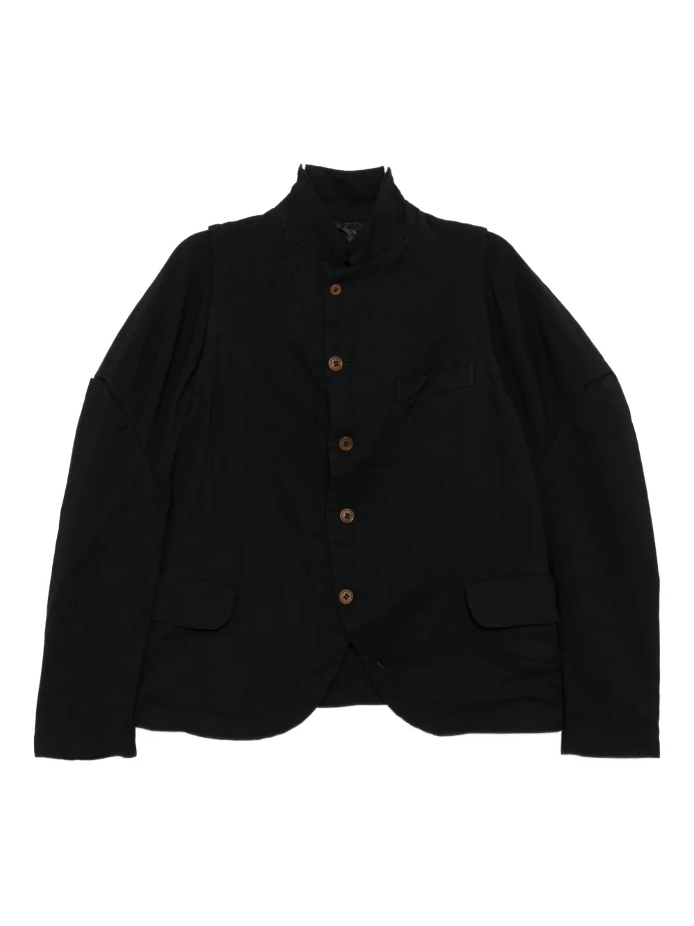 Comme Des Garçons Layered Jacket In Black