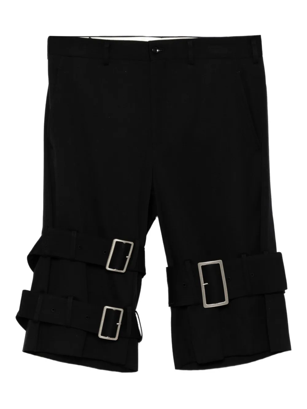 Comme des Garçons Homme Plus buckle strap shorts - Nero