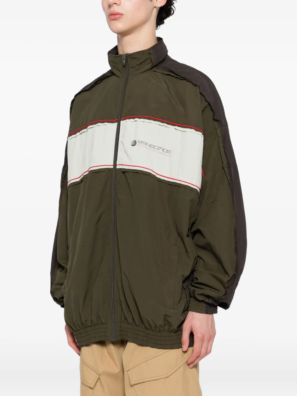 Martine Rose Layered-panel Track Jacket In Multi