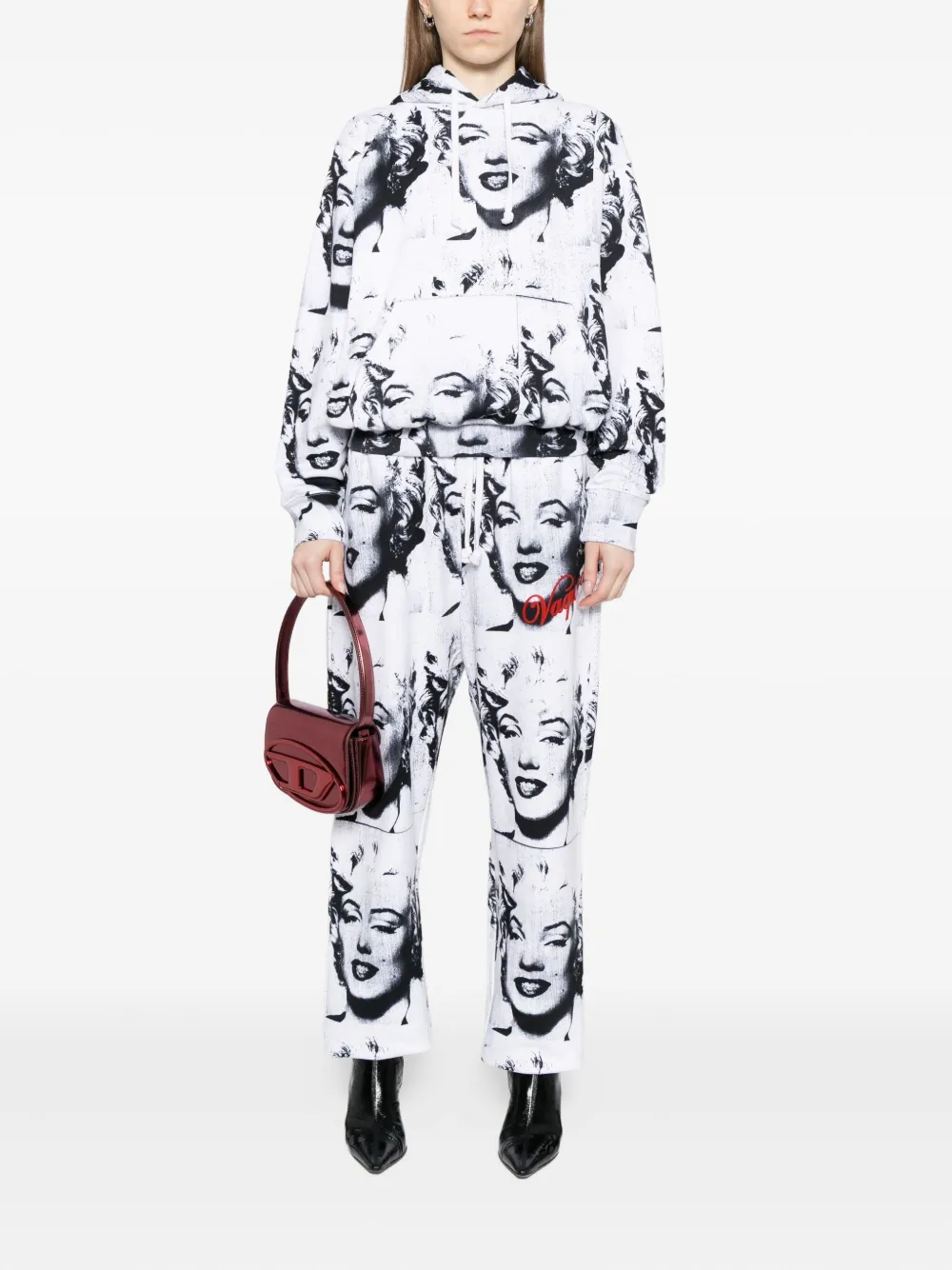 Vaquera Hoodie met print - Wit