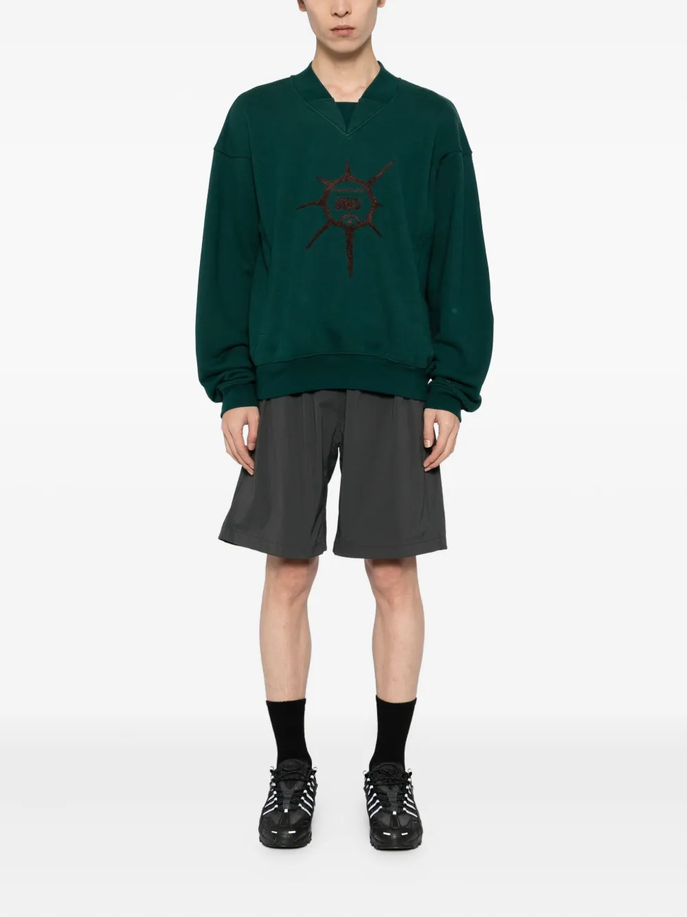 ASICS graphic-embroidered sweatshirt | Sweaters | Image 2