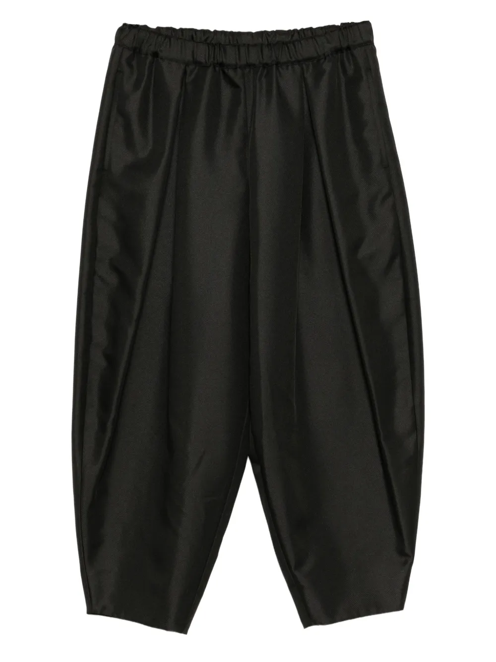 Comme Des Garçons Geplooide broek Zwart