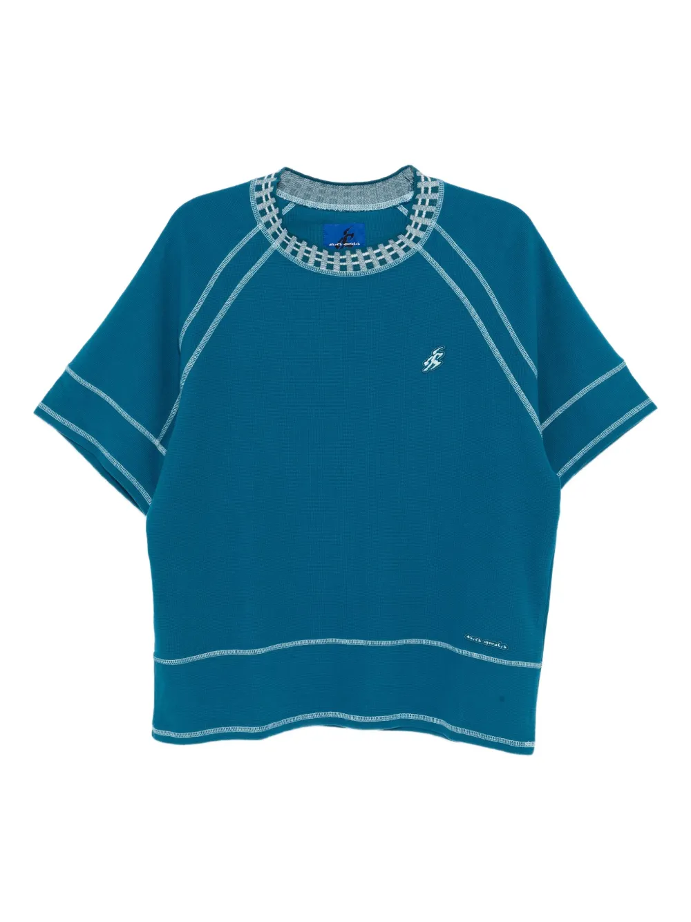 ASICS playera con eslogan bordado | azul | Image 1