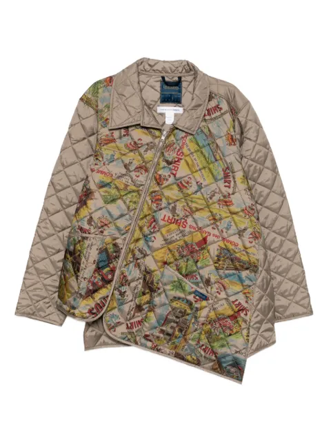 Comme Des Garçons Shirt Lavenham bias hood jacket