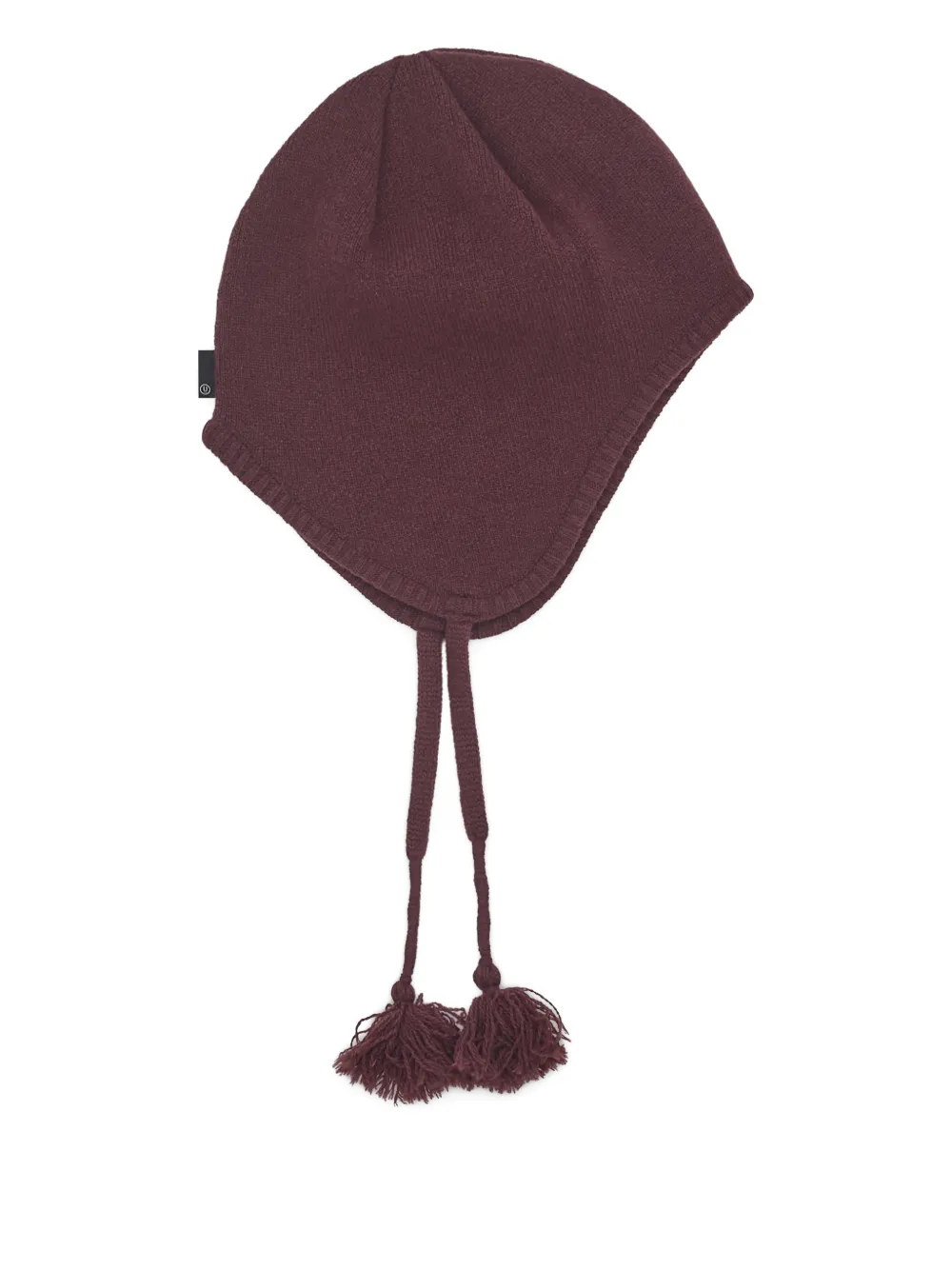 Undercover tassels maroon beanie hat - Paars