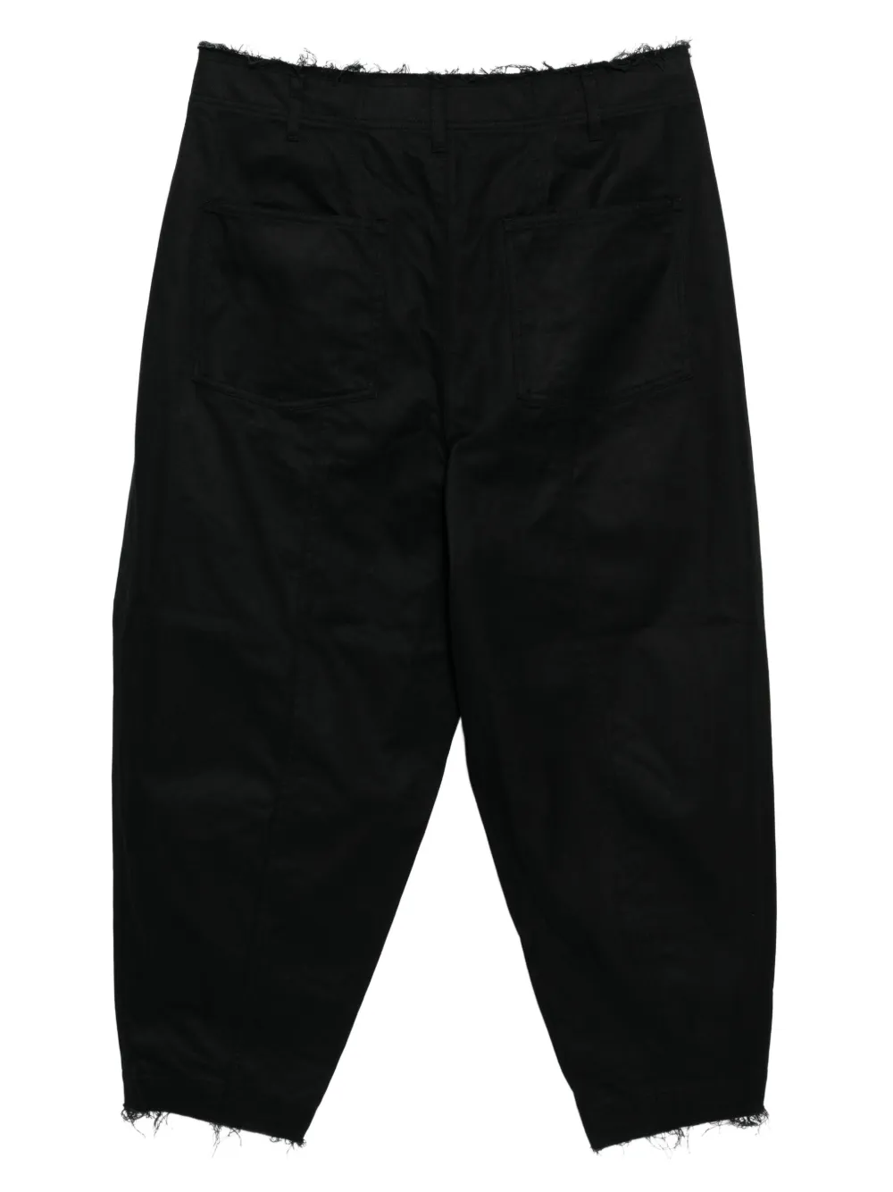 Comme des Garçons Homme Broek met toelopende pijpen Zwart