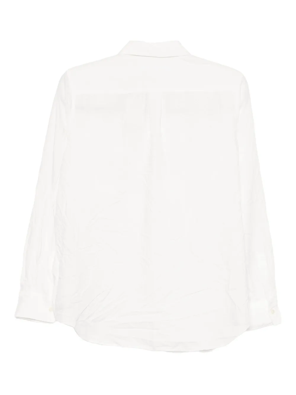 Comme Des Garçons Comme Des Garçons Blouse met geknoopt detail Wit