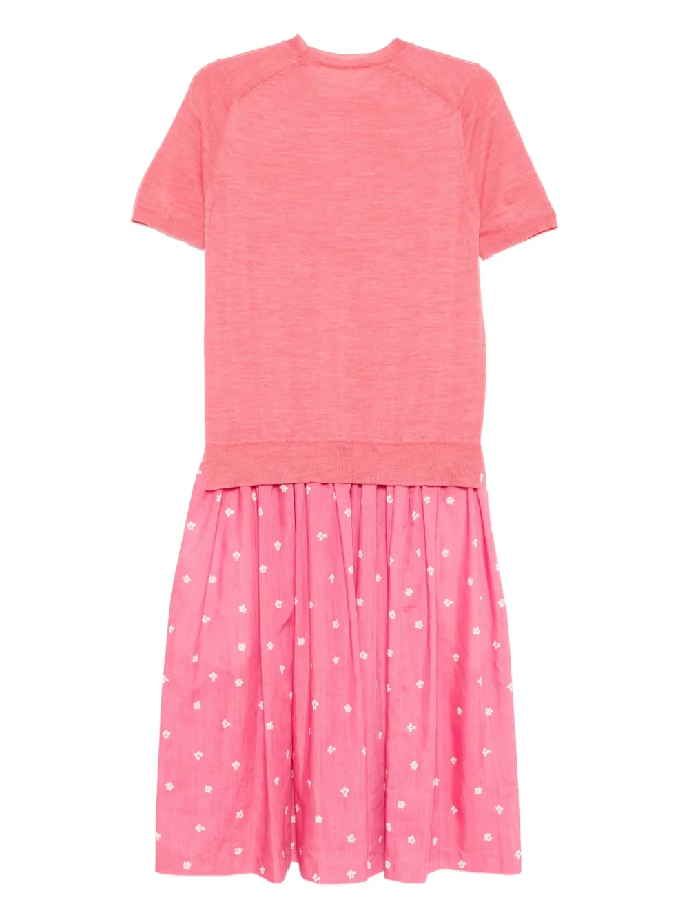 Comme Des Garçons Girl Jurk met print - Roze
