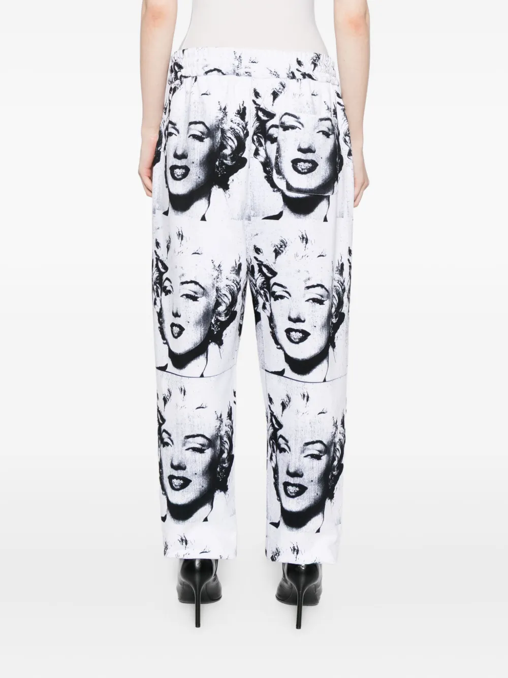 Vaquera Broek met grafische print Wit