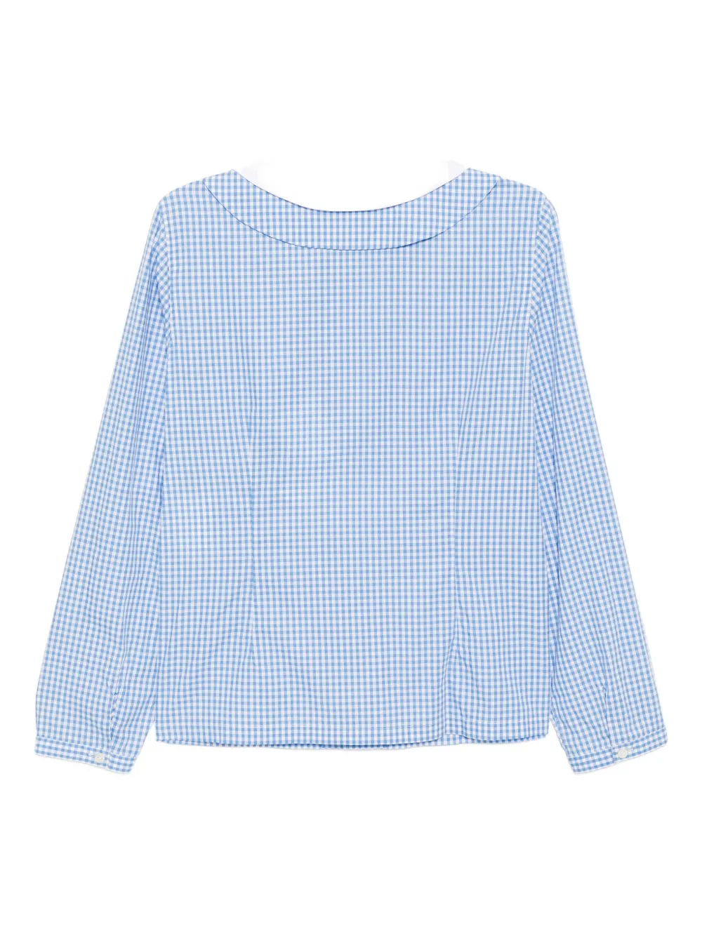 Comme Des Garcons Girl Double-collar Shirt In Blue