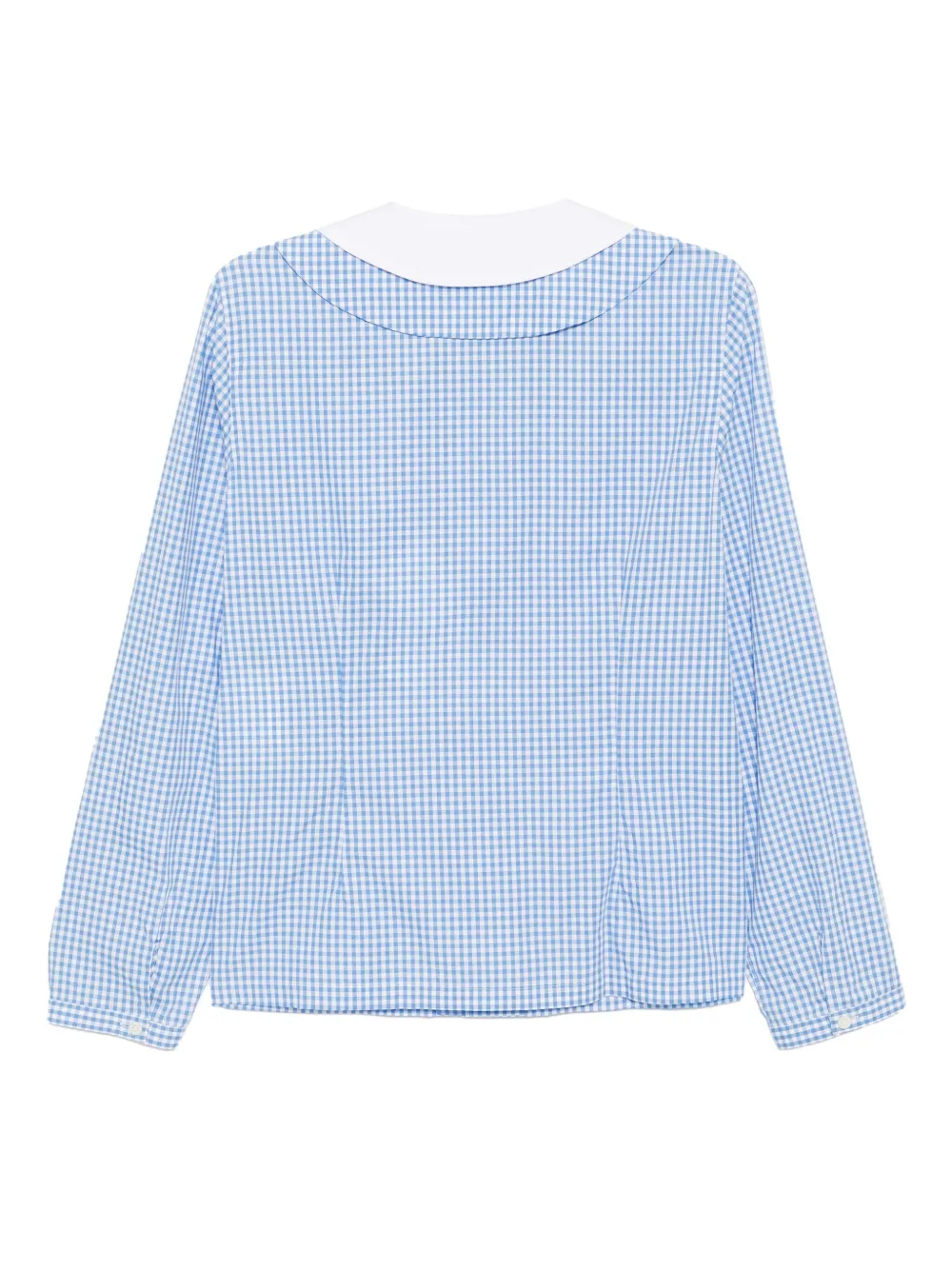 Comme Des Garçons Girl Blouse met dubbele kraag Blauw