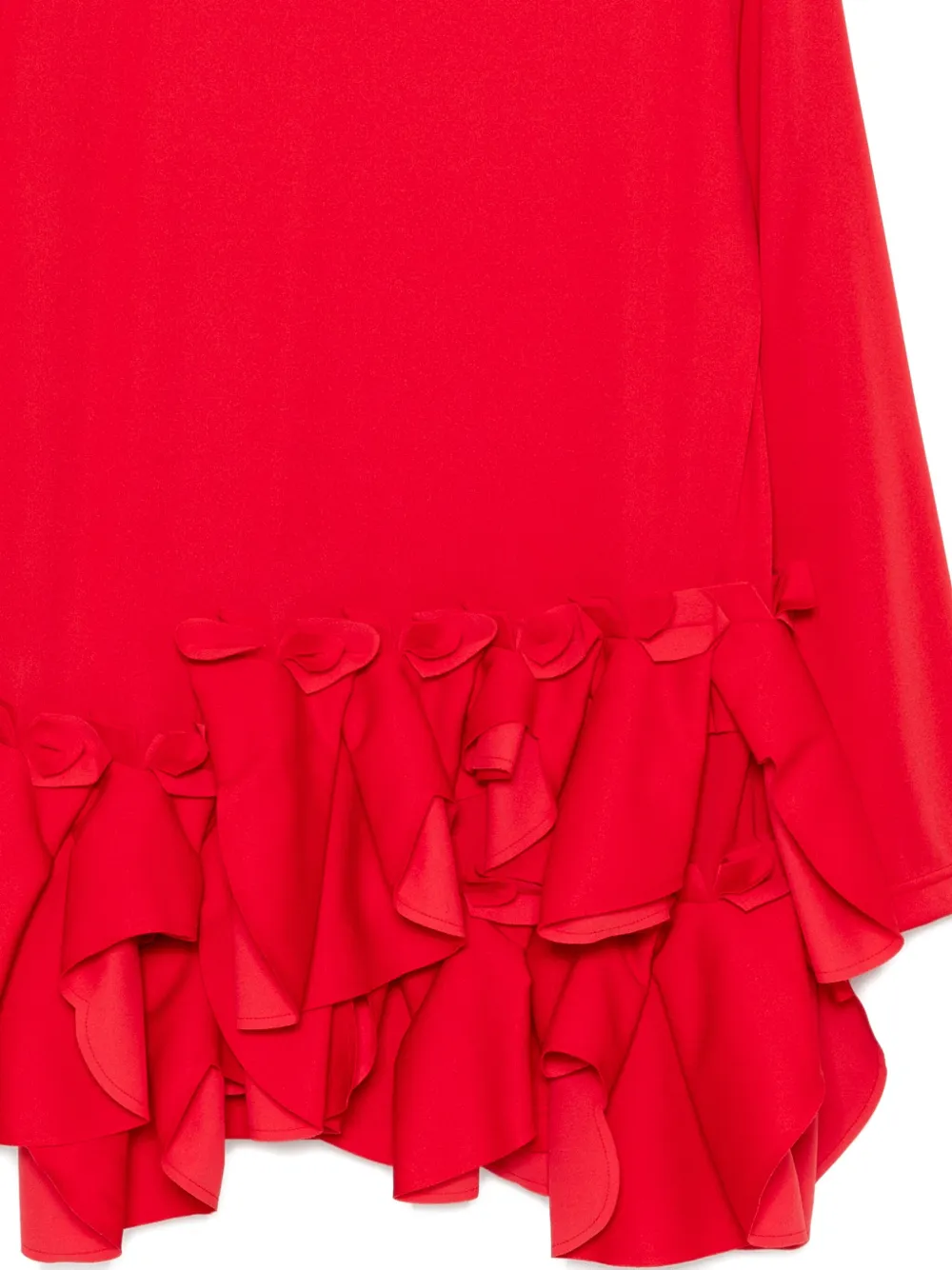 Comme Des Garçons Long-sleeve Mini Dress In Multi