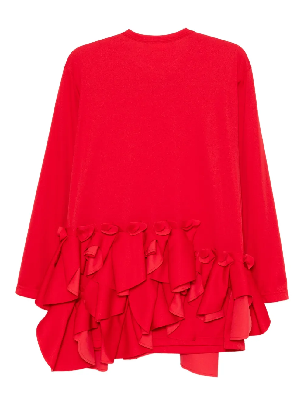 Comme Des Garçons Long-sleeve Mini Dress In Multi