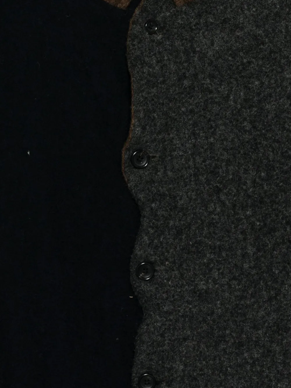 Comme Des Garçons Shirt Jack met kleurpatch Grijs