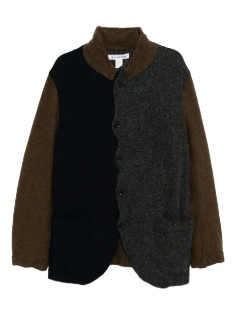 Comme Des Garçons Shirt chamarra con parche de color