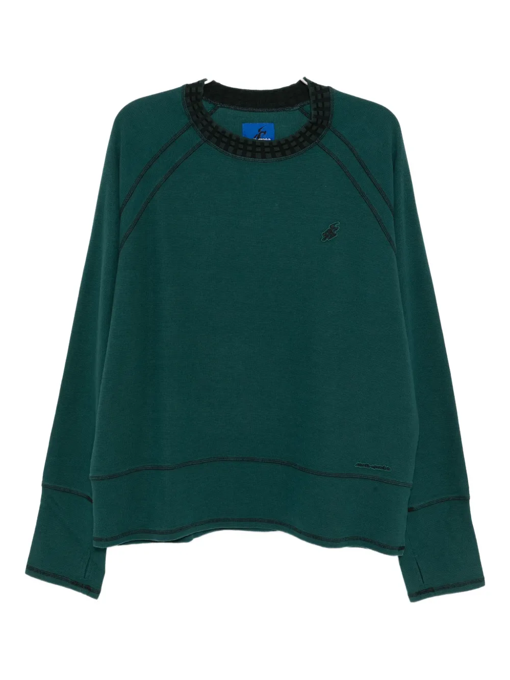 ASICS футболка с вышитой надписью | зеленый | Image 1