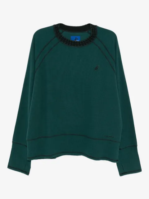 ASICS slogan-embroidered T-shirt