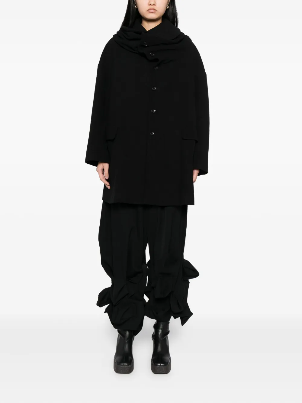 Comme Des Garçons Comme Des Garçons Oversized jas - Zwart