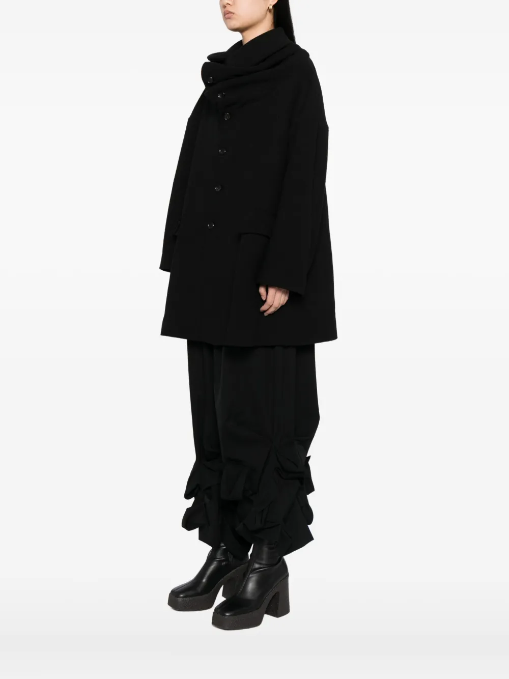 Comme Des Garçons Comme Des Garçons Oversized jas Zwart