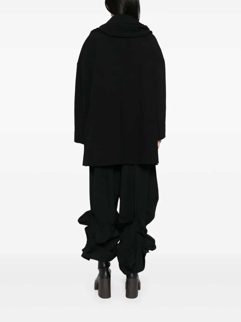 Comme Des Garçons Comme Des Garçons Oversized jas Zwart