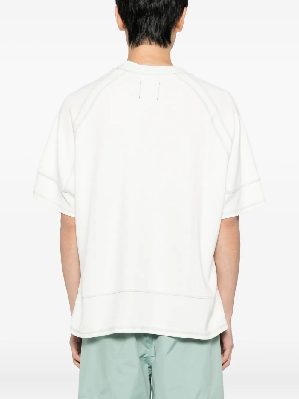 Asics Slogan-embroidered T-shirt In White