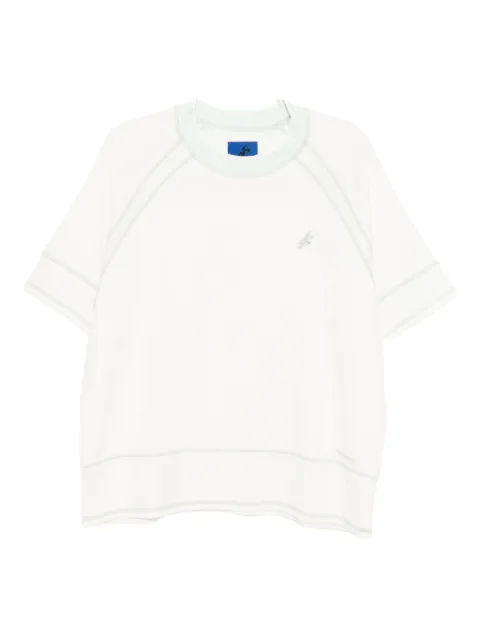 ASICS slogan-embroidered T-shirt