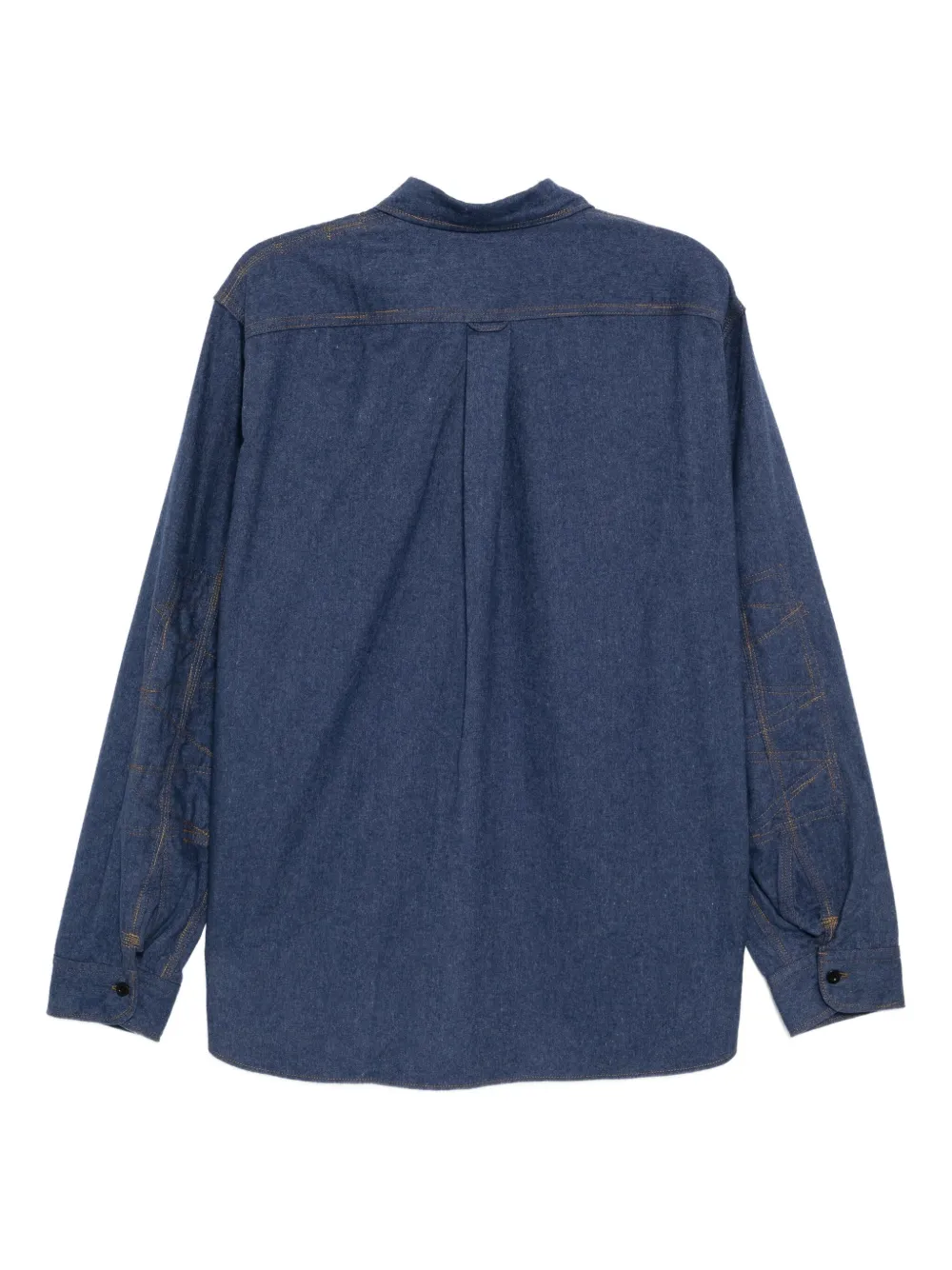 Junya Watanabe MAN cotton shirt - Blauw