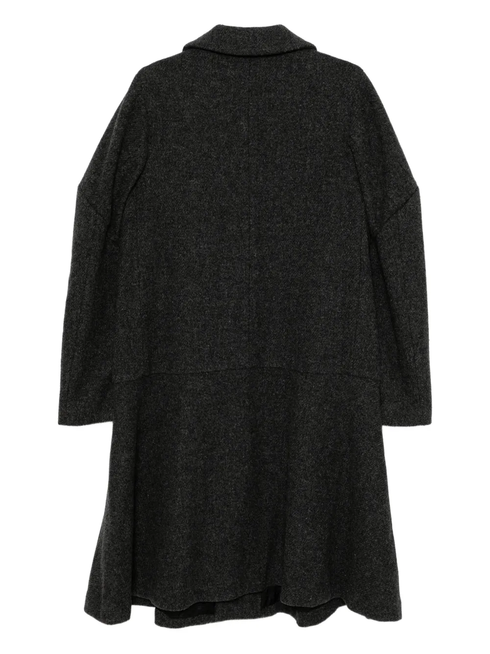 Comme Des Garçons Wool Coat In Black