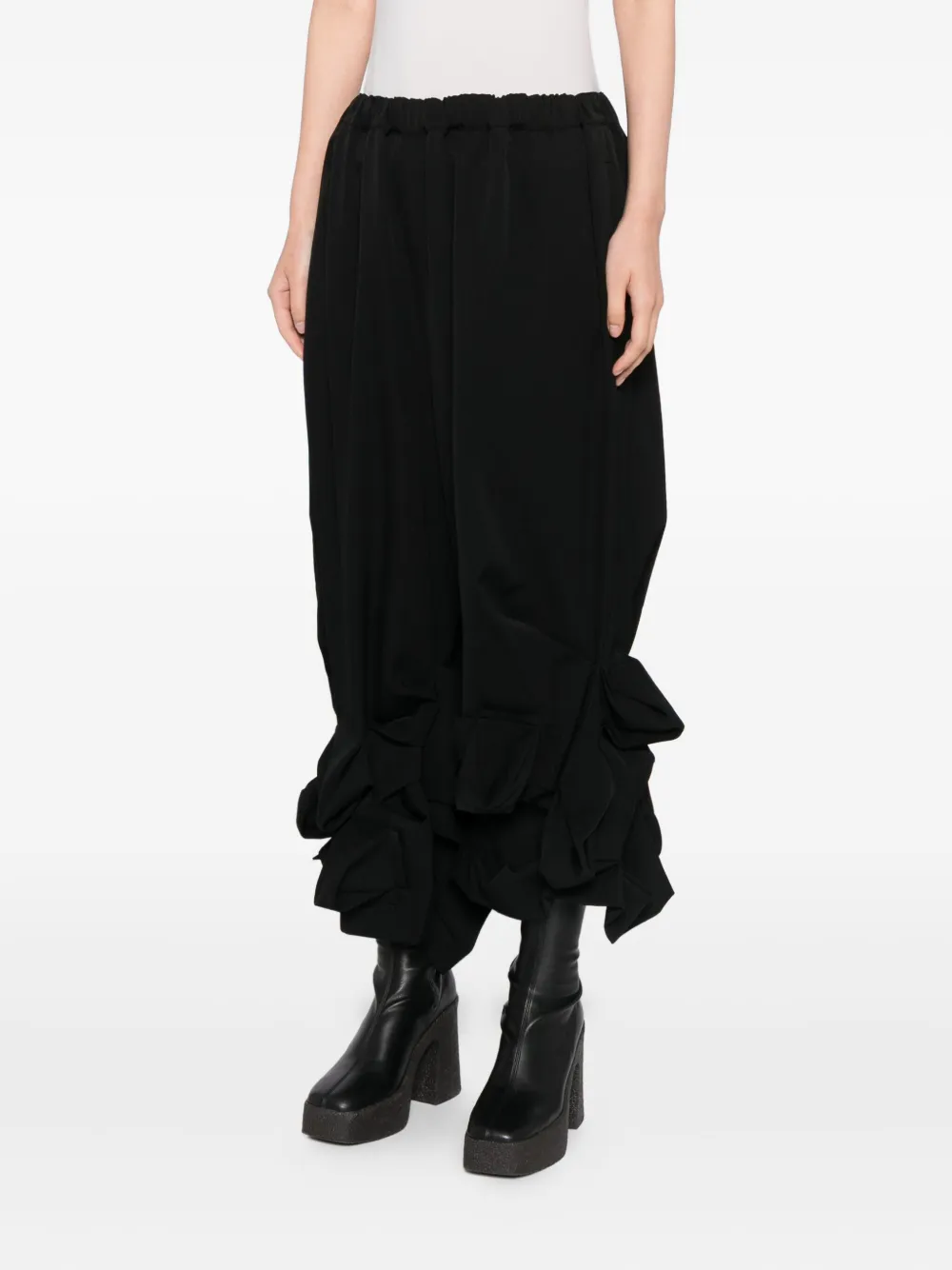 Comme Des Garçons Broek verfraaid met doos Zwart