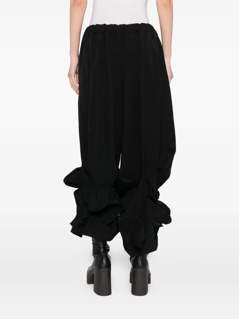 Comme Des Garçons Broek verfraaid met doos Zwart