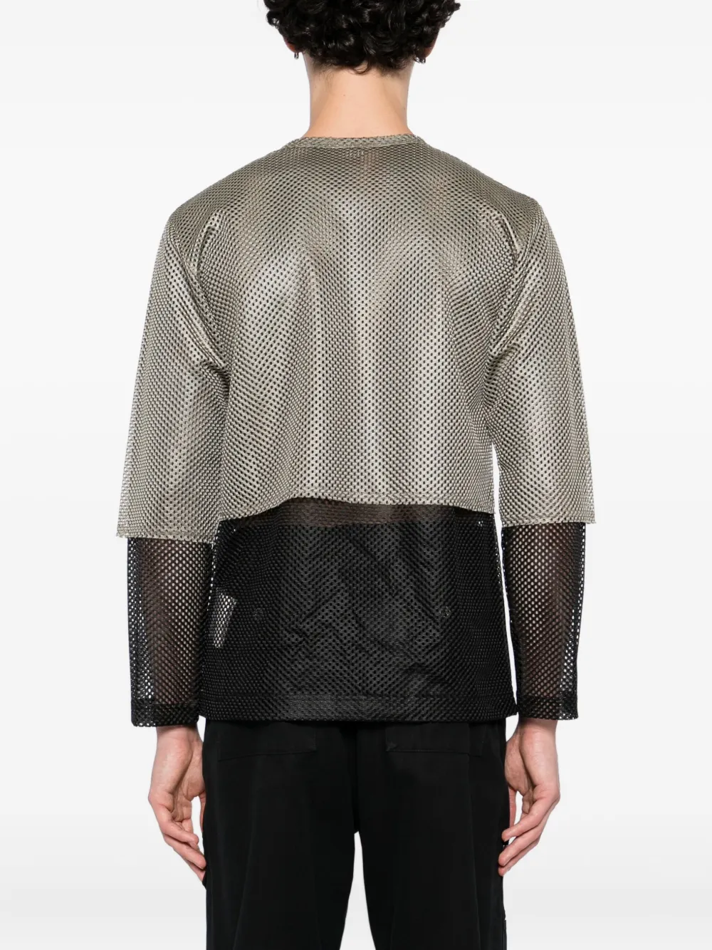 Comme des Garçons Homme Plus Gelaagd T-shirt Groen