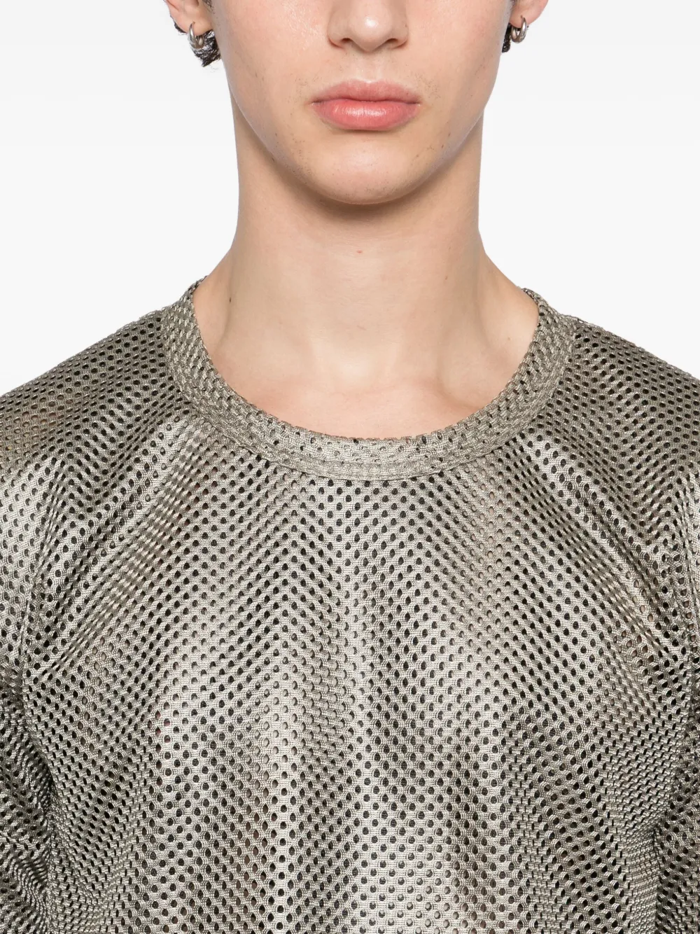 Comme des Garçons Homme Plus Gelaagd T-shirt Groen