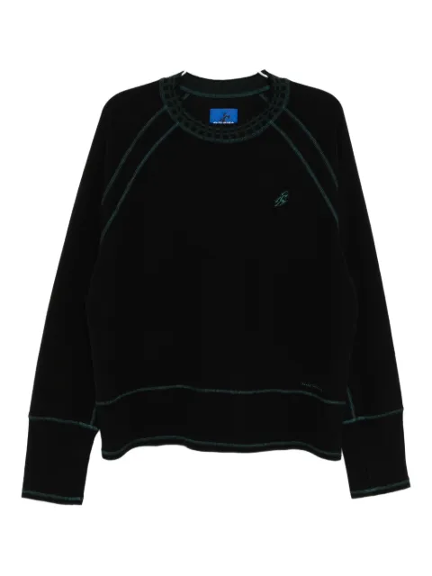 ASICS slogan-embroidered T-shirt