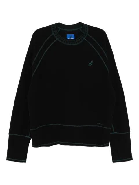 ASICS slogan-embroidered T-shirt