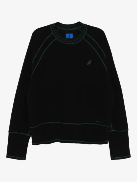 ASICS slogan-embroidered T-shirt