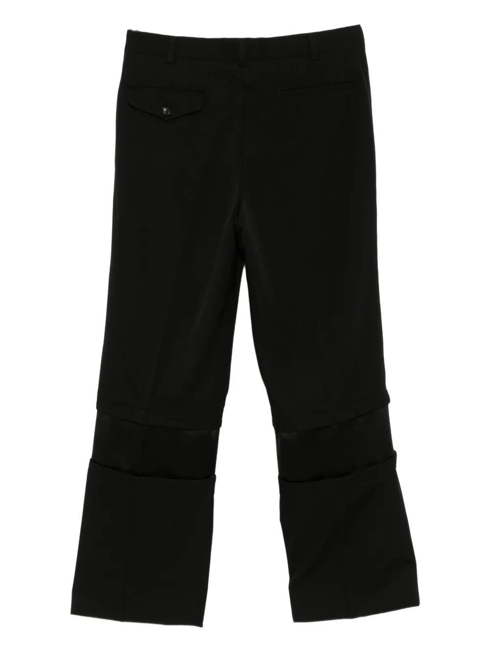 Comme Des Garçons Wool Trousers In Black