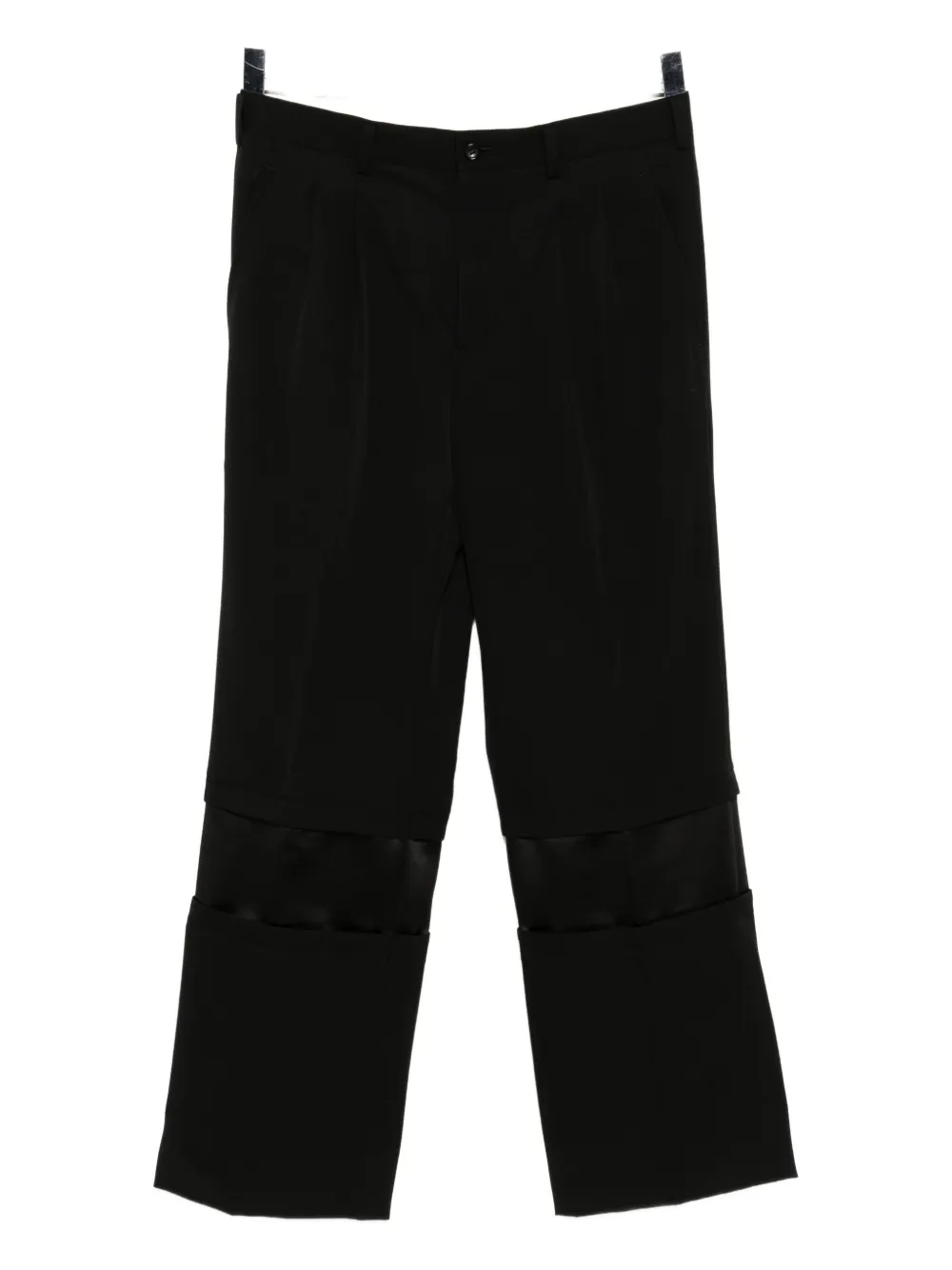 Comme Des Garçons Wool Trousers In Black