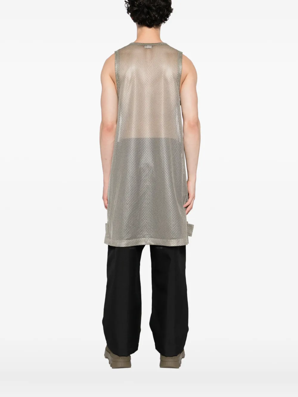 Comme des Garçons Homme Plus Mesh gilet Groen