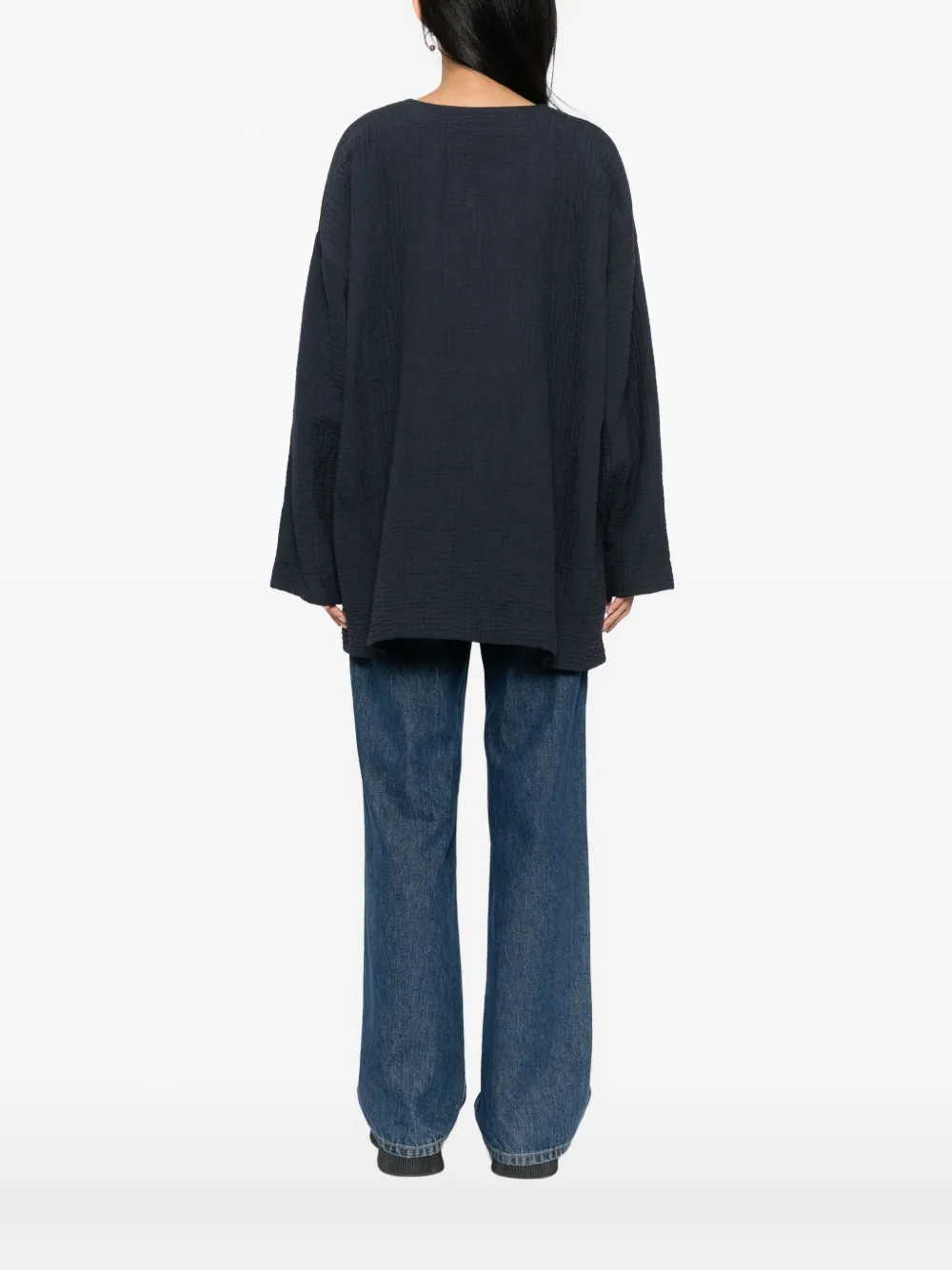 Egg Square Jacket In Black