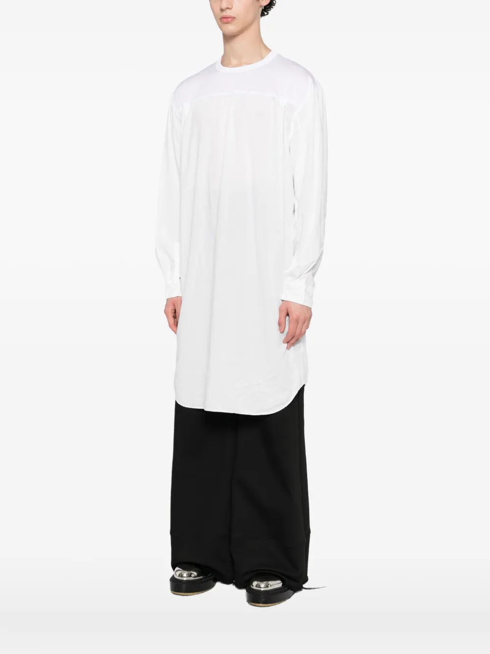 Comme des Garçons Homme Plus T-shirt met detail Wit