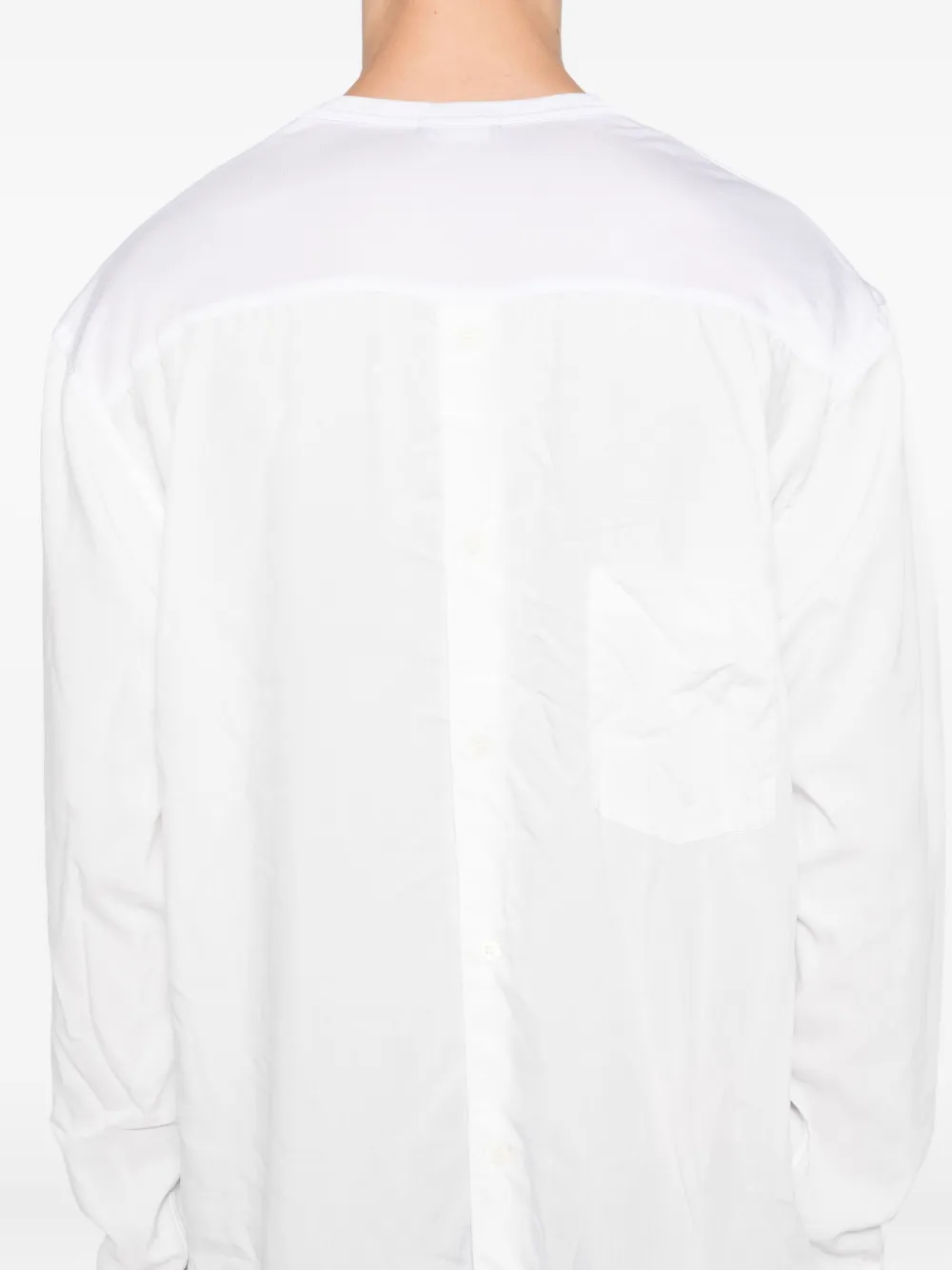 Comme des Garçons Homme Plus T-shirt met detail Wit