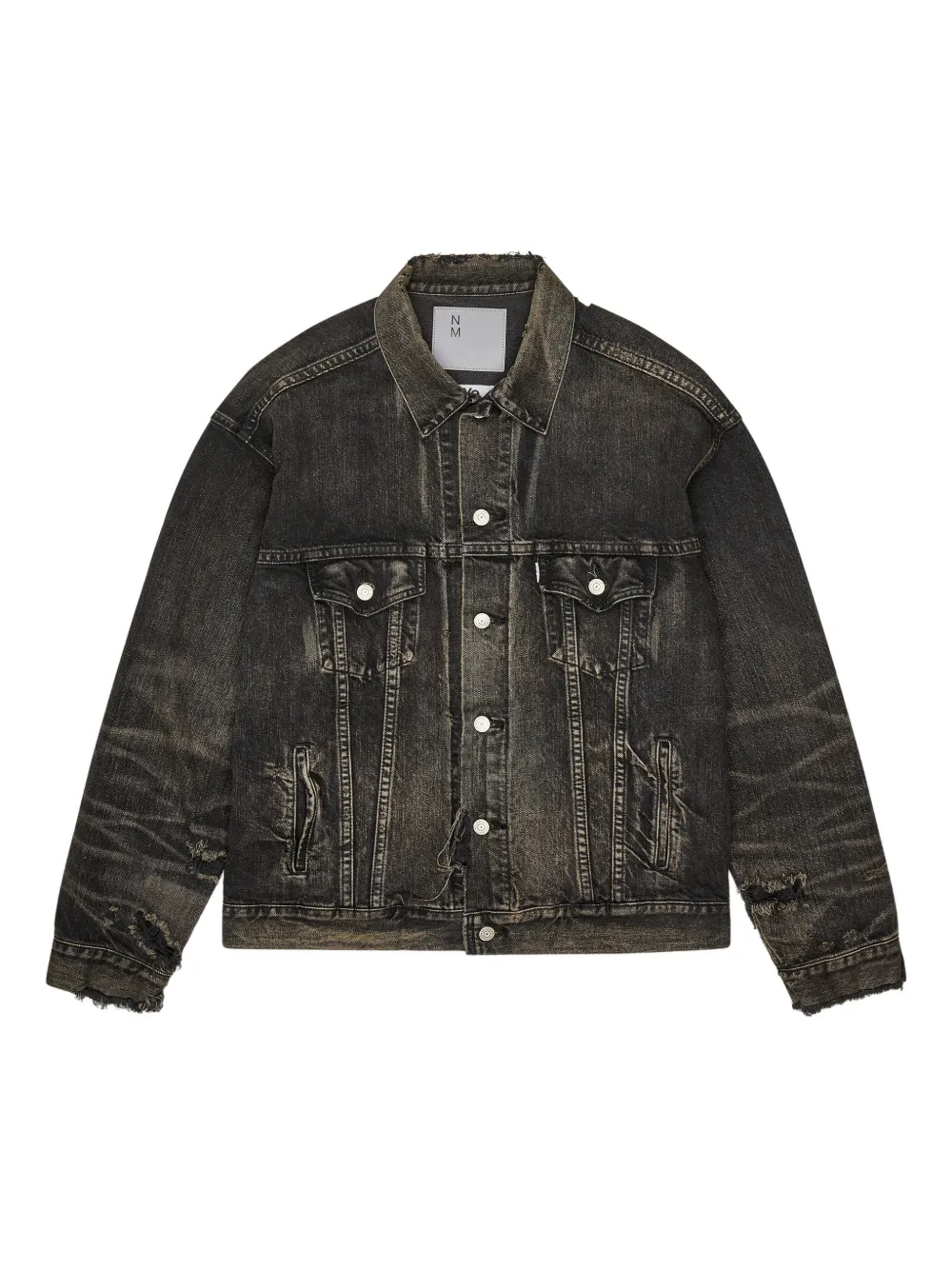 Junya Watanabe MAN distressed jacket | Grey | Image 1