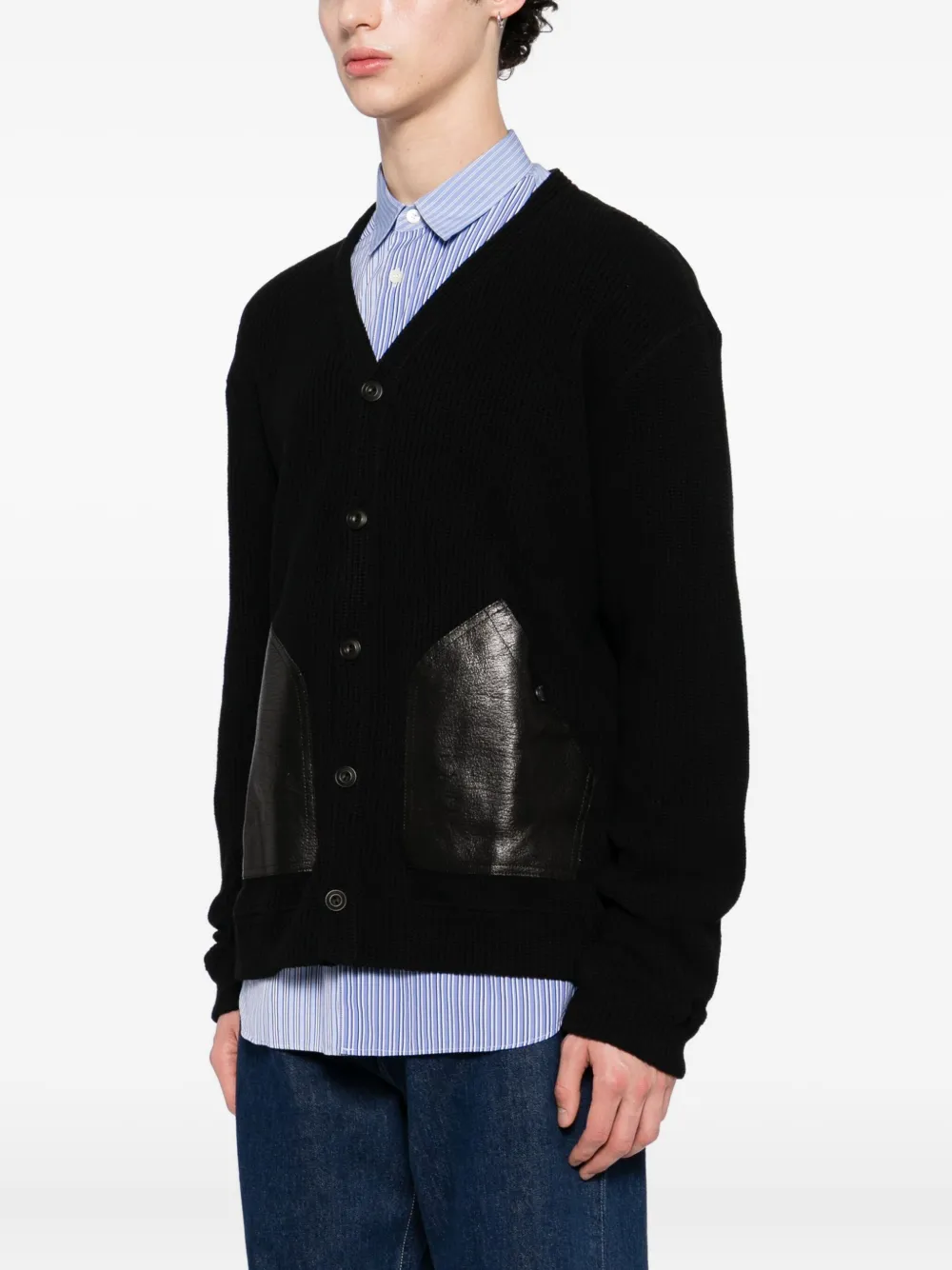 Junya Watanabe MAN Katoenen vest Zwart