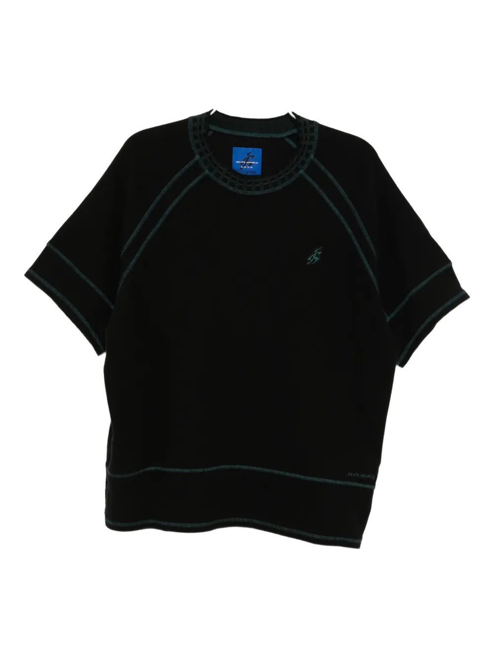 ASICS playera con eslogan bordado | negro | Image 1