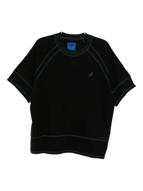 ASICS slogan-embroidered T-shirt