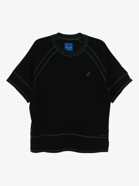 ASICS slogan-embroidered T-shirt