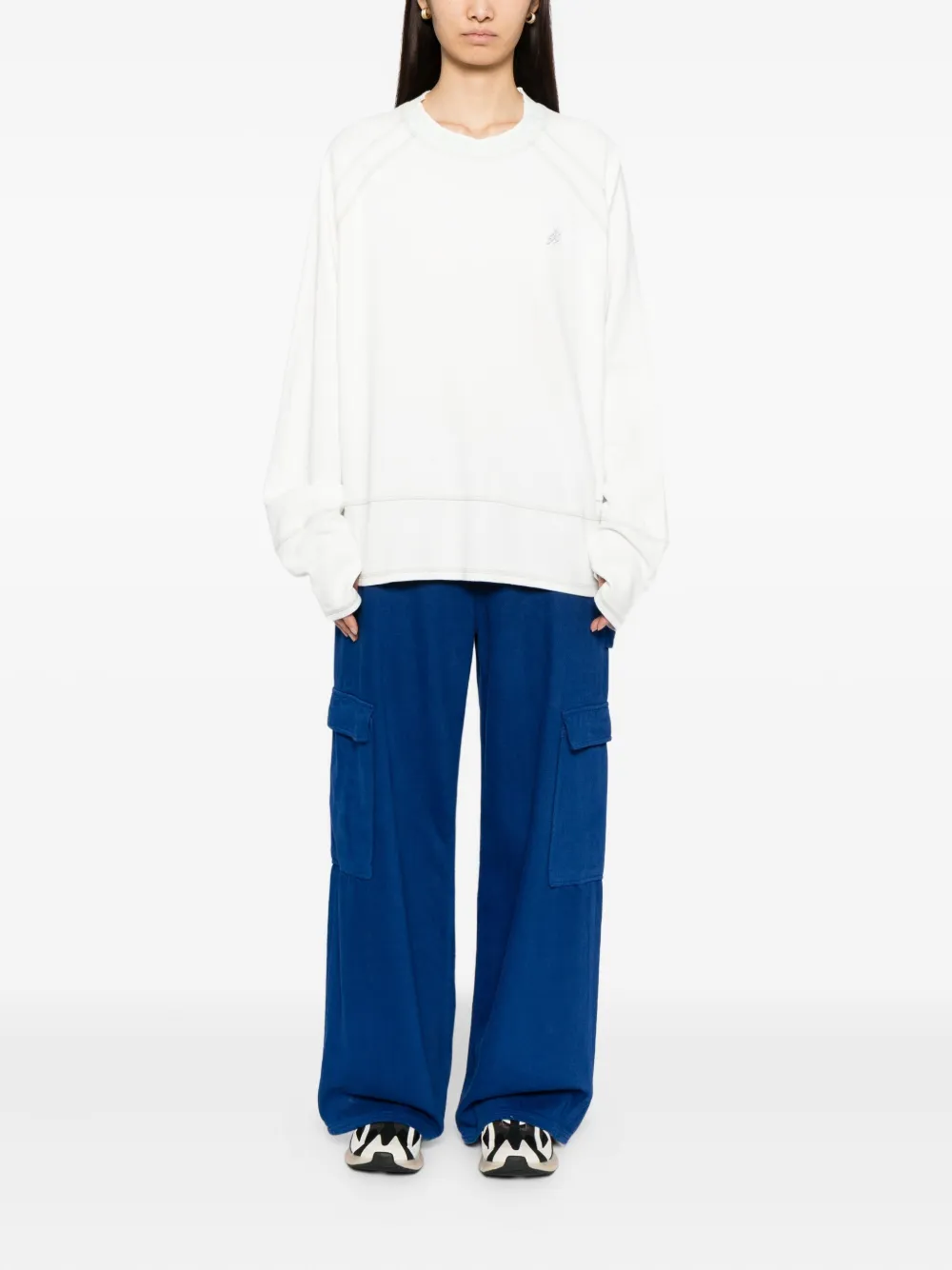 ASICS T-shirt met geborduurde tekst Wit