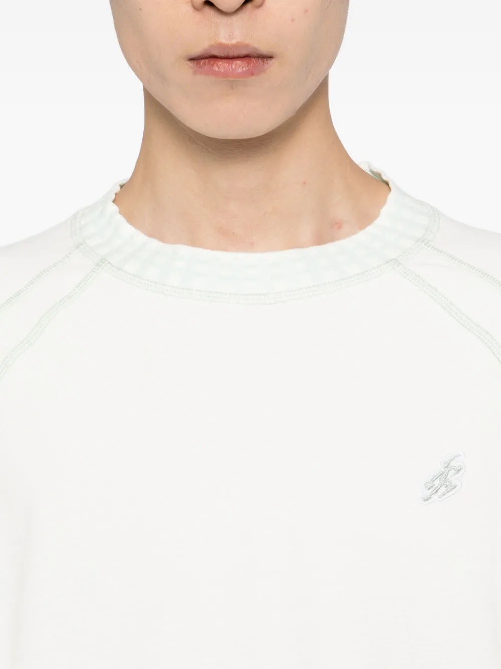 ASICS T-shirt met geborduurde tekst Wit